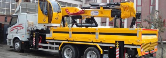 13 Ton Çift Kırma Hiyap Taşımalı Vinç