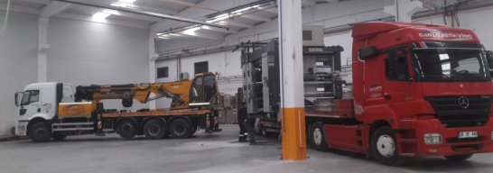 eskişehir vinç ile fabrıka taşıma lowbed agır nakliyat