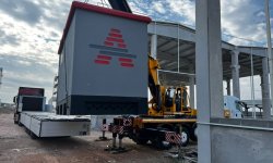 Beton Köşk ve Trafo Yükleme İndirme Vinç