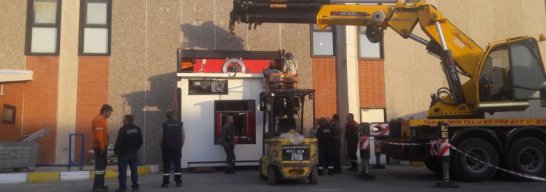 arçelik Eskişehir Bant 6 Kapasite Artışı Projesi vinç çalışmamız devam ediyor.