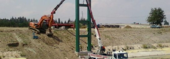 Gaga Restorant fener adası vinç ile köprü montajı